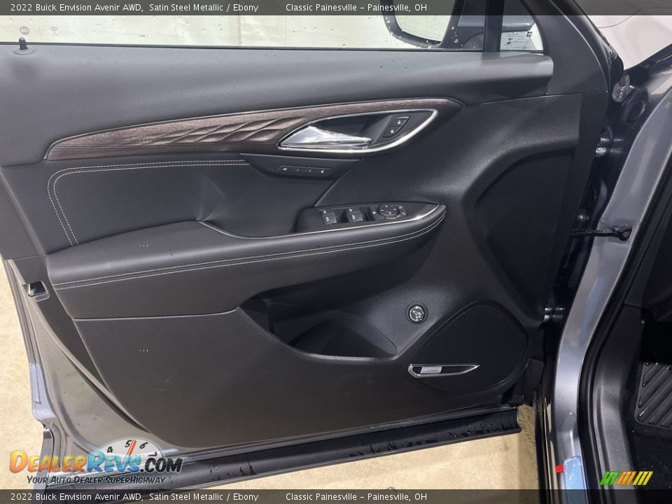 2022 Buick Envision Avenir AWD Satin Steel Metallic / Ebony Photo #23