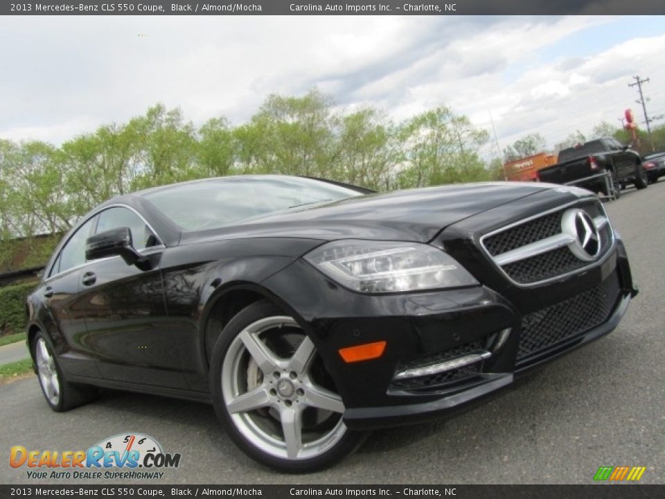 2013 Mercedes-Benz CLS 550 Coupe Black / Almond/Mocha Photo #1