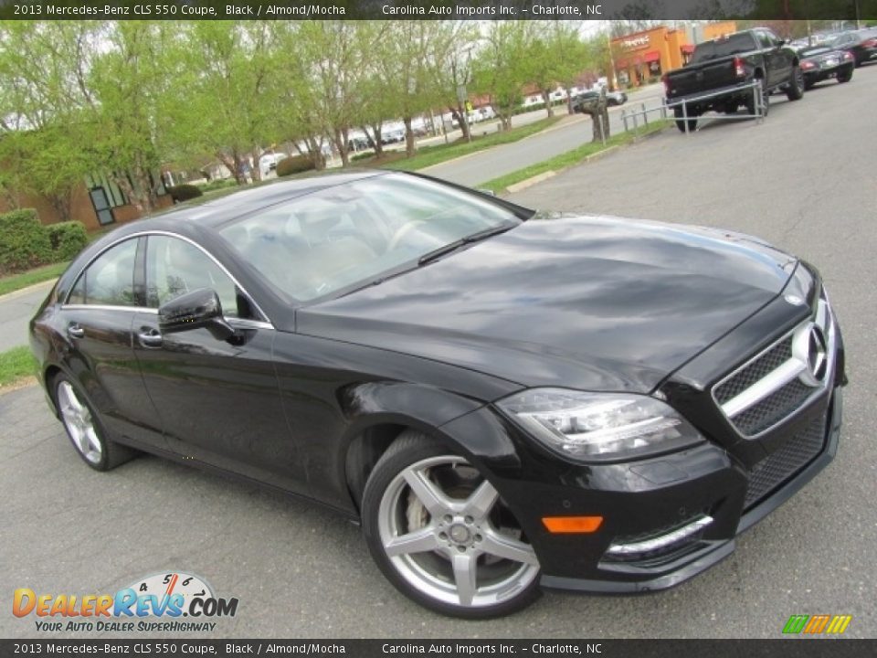 2013 Mercedes-Benz CLS 550 Coupe Black / Almond/Mocha Photo #3