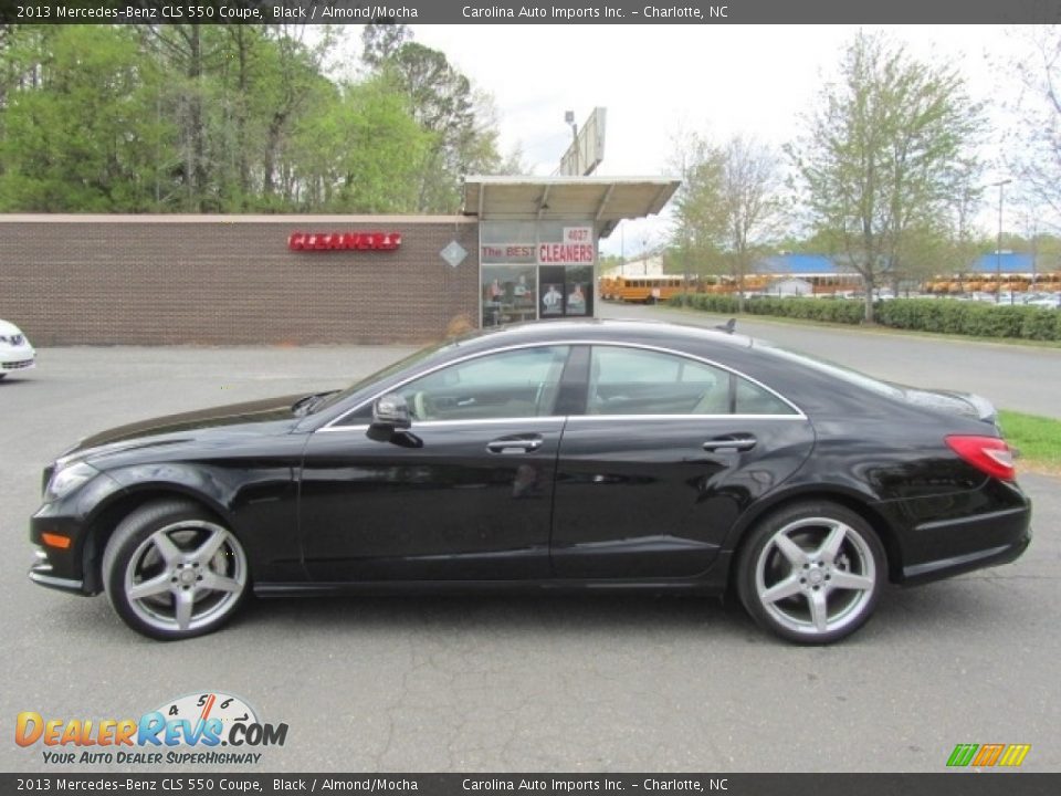 2013 Mercedes-Benz CLS 550 Coupe Black / Almond/Mocha Photo #7