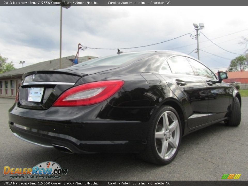 2013 Mercedes-Benz CLS 550 Coupe Black / Almond/Mocha Photo #10