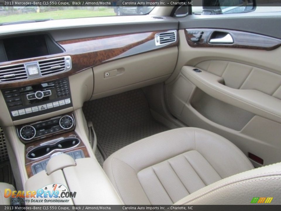 2013 Mercedes-Benz CLS 550 Coupe Black / Almond/Mocha Photo #14