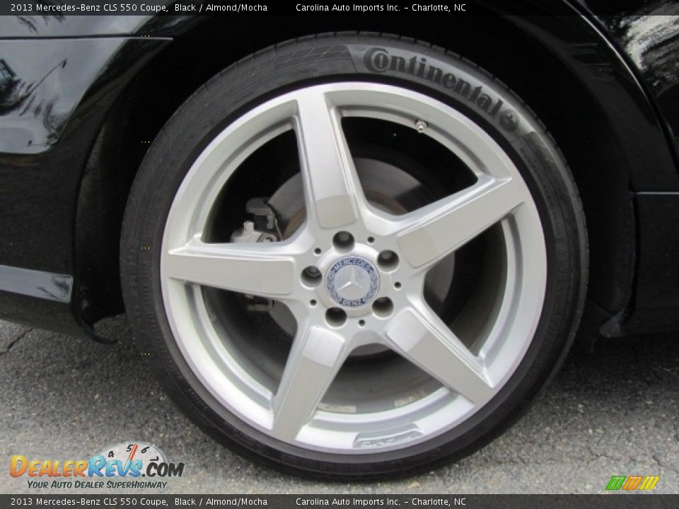 2013 Mercedes-Benz CLS 550 Coupe Black / Almond/Mocha Photo #26