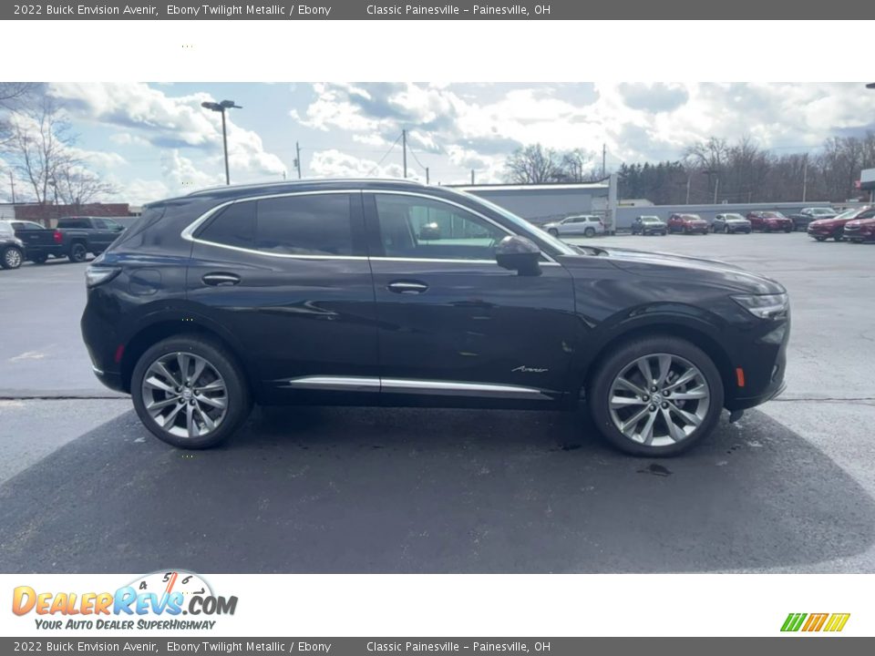 2022 Buick Envision Avenir Ebony Twilight Metallic / Ebony Photo #9