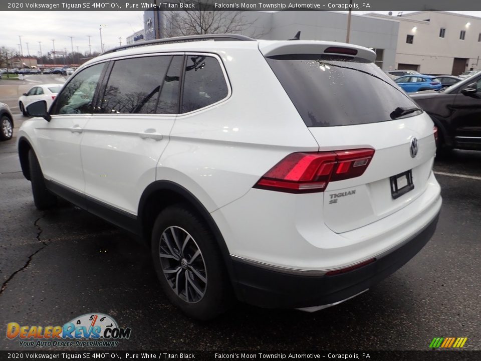 2020 Volkswagen Tiguan SE 4MOTION Pure White / Titan Black Photo #2