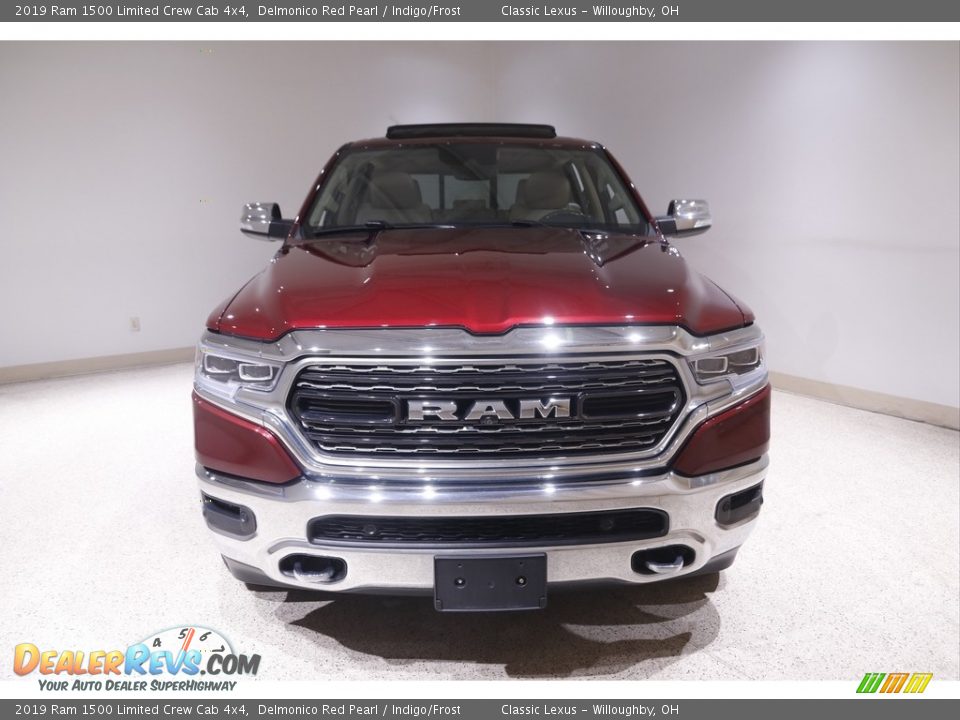 2019 Ram 1500 Limited Crew Cab 4x4 Delmonico Red Pearl / Indigo/Frost Photo #2