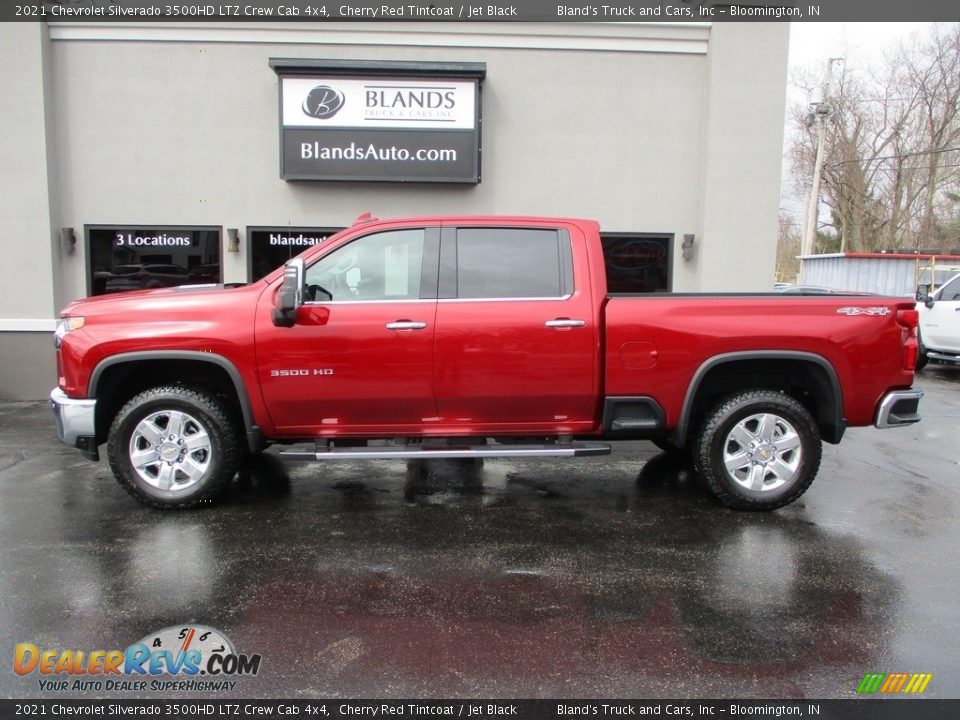 2021 Chevrolet Silverado 3500HD LTZ Crew Cab 4x4 Cherry Red Tintcoat / Jet Black Photo #1