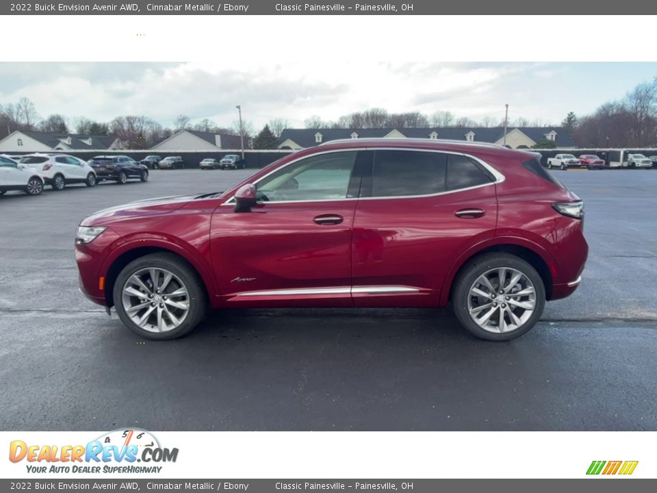 2022 Buick Envision Avenir AWD Cinnabar Metallic / Ebony Photo #5