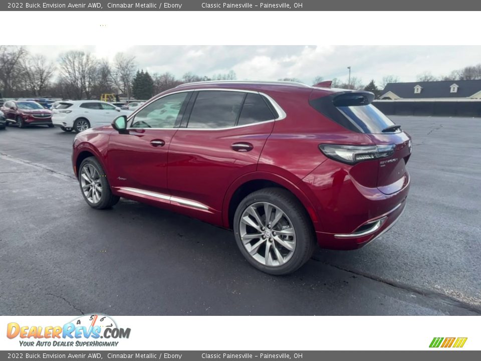 2022 Buick Envision Avenir AWD Cinnabar Metallic / Ebony Photo #6