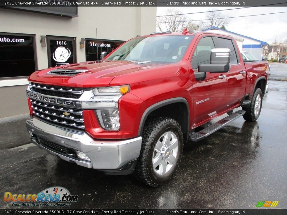 2021 Chevrolet Silverado 3500HD LTZ Crew Cab 4x4 Cherry Red Tintcoat / Jet Black Photo #2