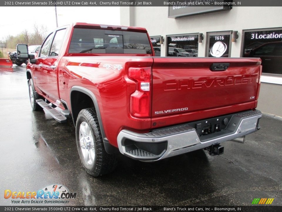 2021 Chevrolet Silverado 3500HD LTZ Crew Cab 4x4 Cherry Red Tintcoat / Jet Black Photo #3