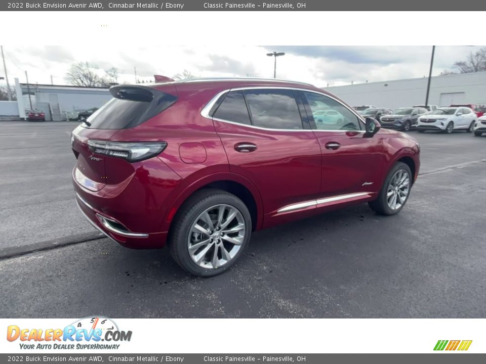 2022 Buick Envision Avenir AWD Cinnabar Metallic / Ebony Photo #8