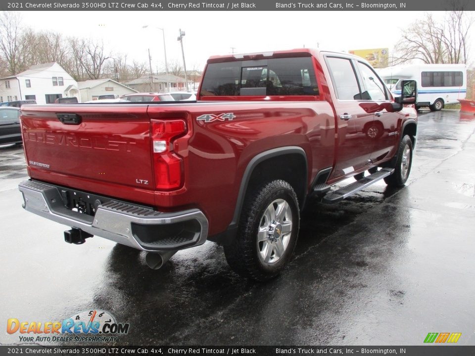 2021 Chevrolet Silverado 3500HD LTZ Crew Cab 4x4 Cherry Red Tintcoat / Jet Black Photo #4