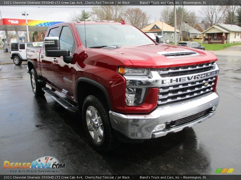 2021 Chevrolet Silverado 3500HD LTZ Crew Cab 4x4 Cherry Red Tintcoat / Jet Black Photo #5