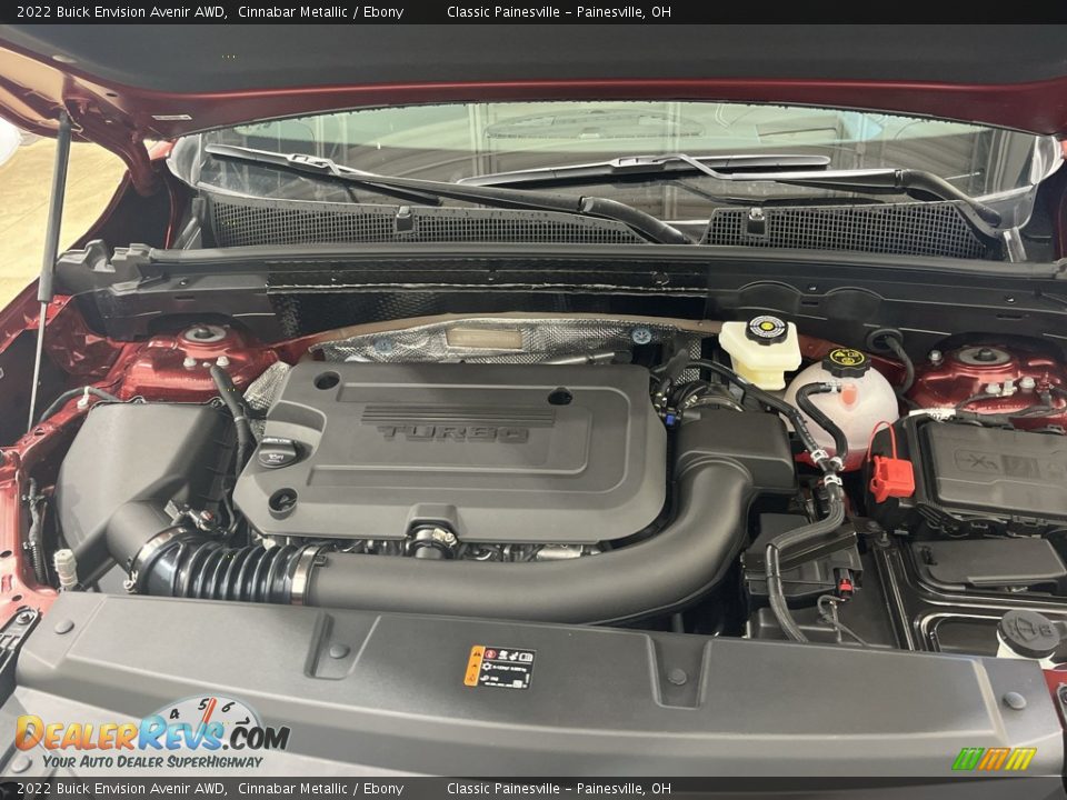 2022 Buick Envision Avenir AWD Cinnabar Metallic / Ebony Photo #31