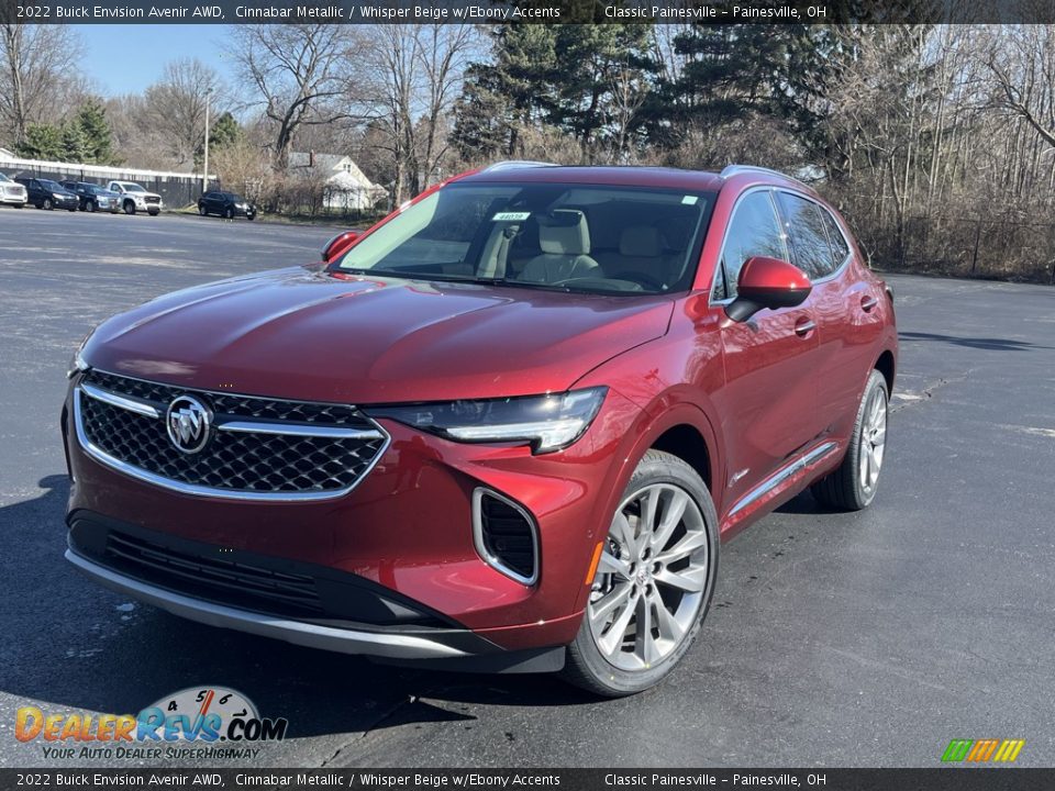 2022 Buick Envision Avenir AWD Cinnabar Metallic / Whisper Beige w/Ebony Accents Photo #1