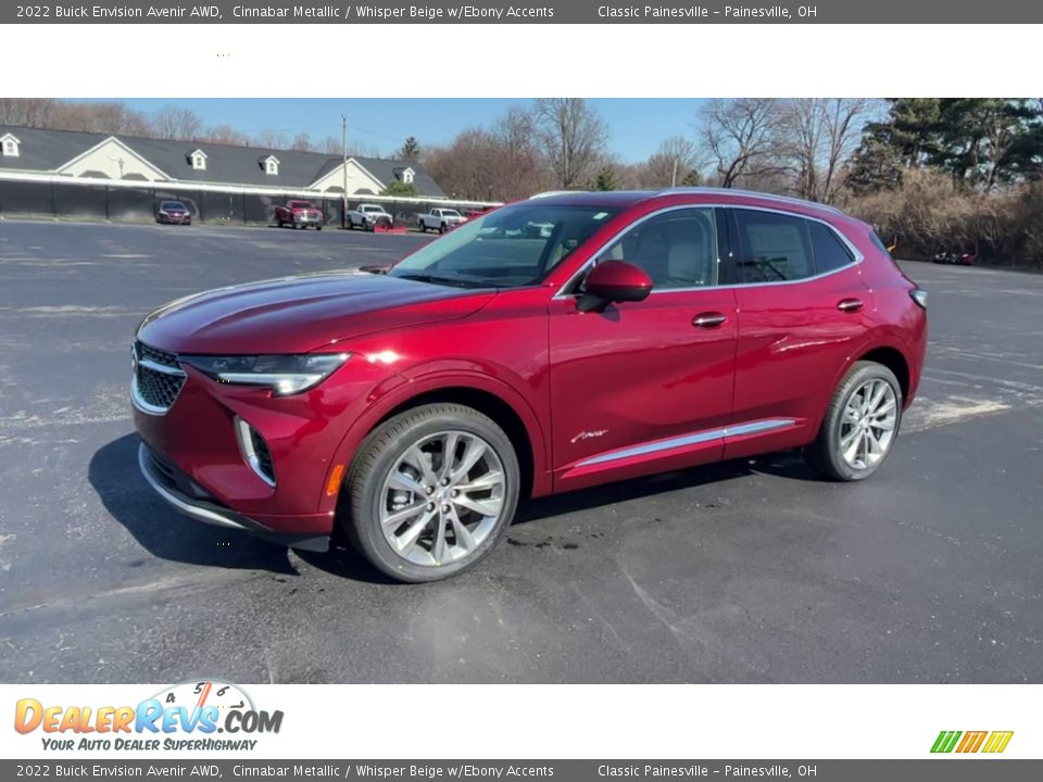 Front 3/4 View of 2022 Buick Envision Avenir AWD Photo #4