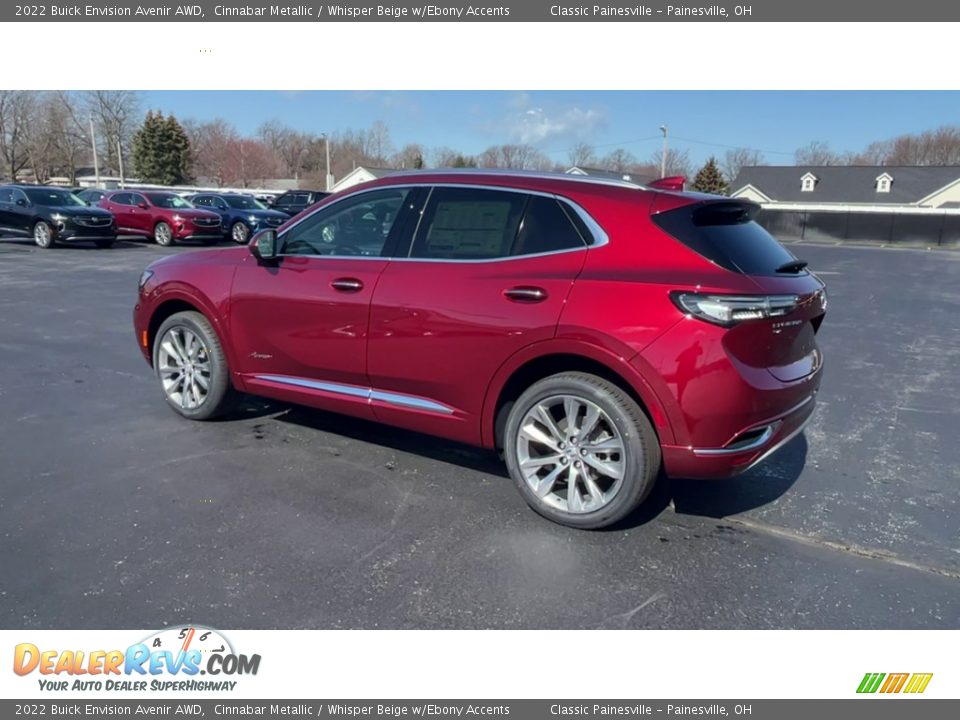 2022 Buick Envision Avenir AWD Cinnabar Metallic / Whisper Beige w/Ebony Accents Photo #6