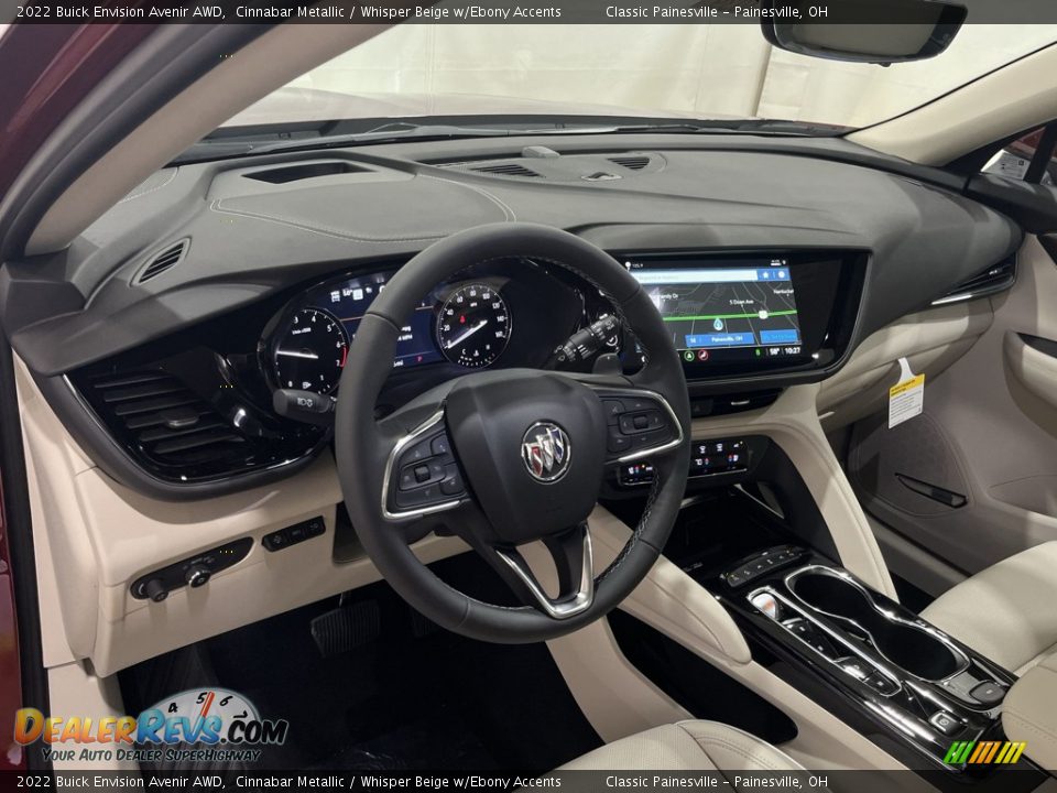 2022 Buick Envision Avenir AWD Cinnabar Metallic / Whisper Beige w/Ebony Accents Photo #10