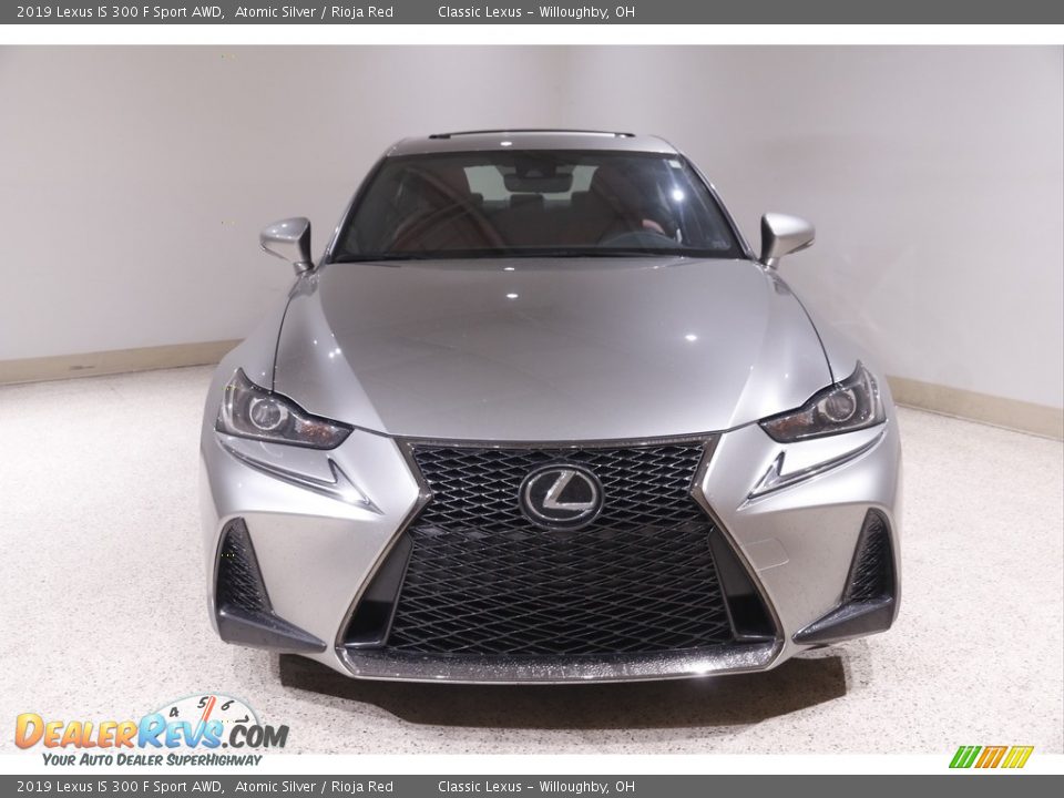 2019 Lexus IS 300 F Sport AWD Atomic Silver / Rioja Red Photo #2