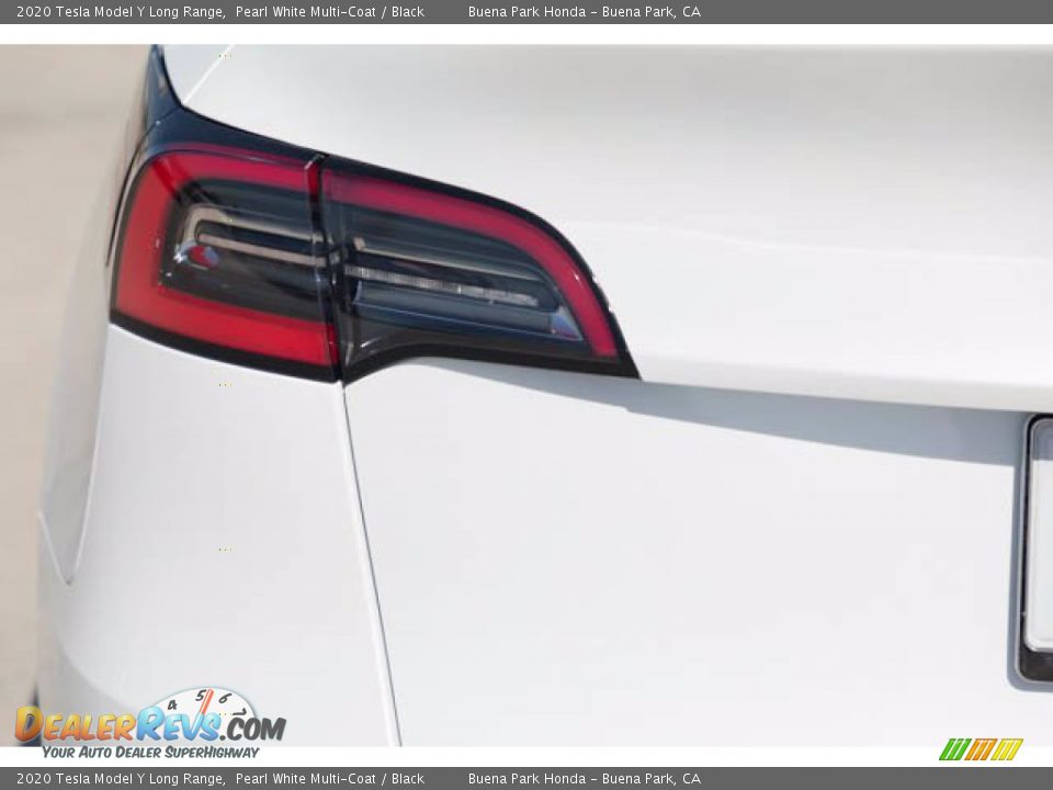 2020 Tesla Model Y Long Range Pearl White Multi-Coat / Black Photo #10