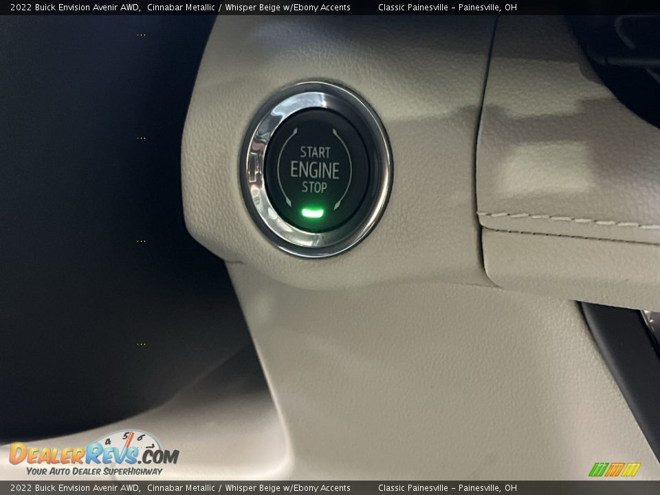 2022 Buick Envision Avenir AWD Cinnabar Metallic / Whisper Beige w/Ebony Accents Photo #17