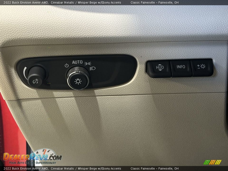 2022 Buick Envision Avenir AWD Cinnabar Metallic / Whisper Beige w/Ebony Accents Photo #18