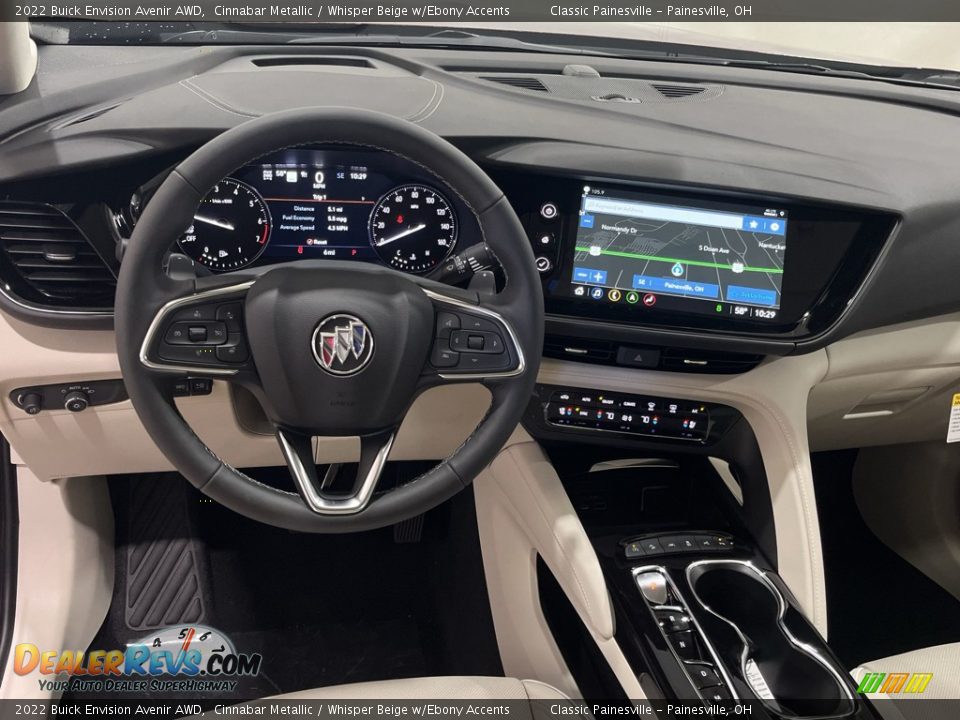 2022 Buick Envision Avenir AWD Cinnabar Metallic / Whisper Beige w/Ebony Accents Photo #21