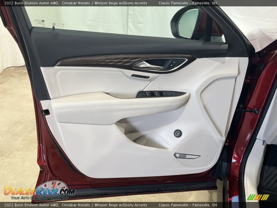 2022 Buick Envision Avenir AWD Cinnabar Metallic / Whisper Beige w/Ebony Accents Photo #23