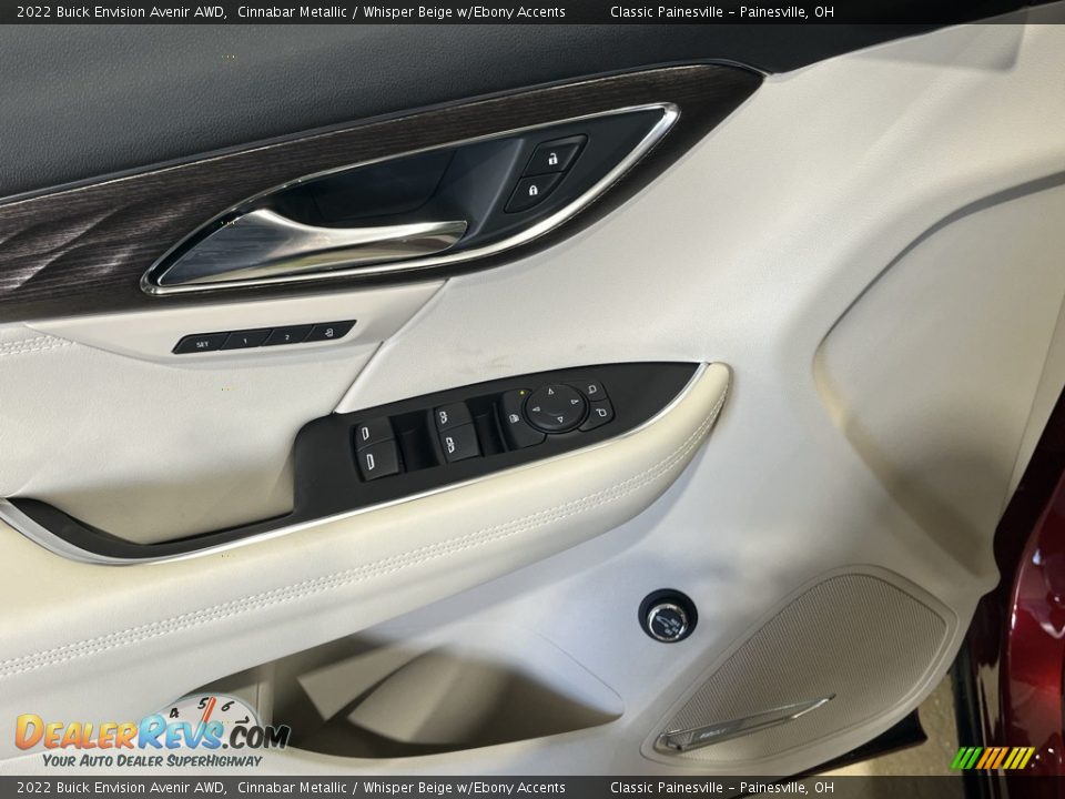 2022 Buick Envision Avenir AWD Cinnabar Metallic / Whisper Beige w/Ebony Accents Photo #24
