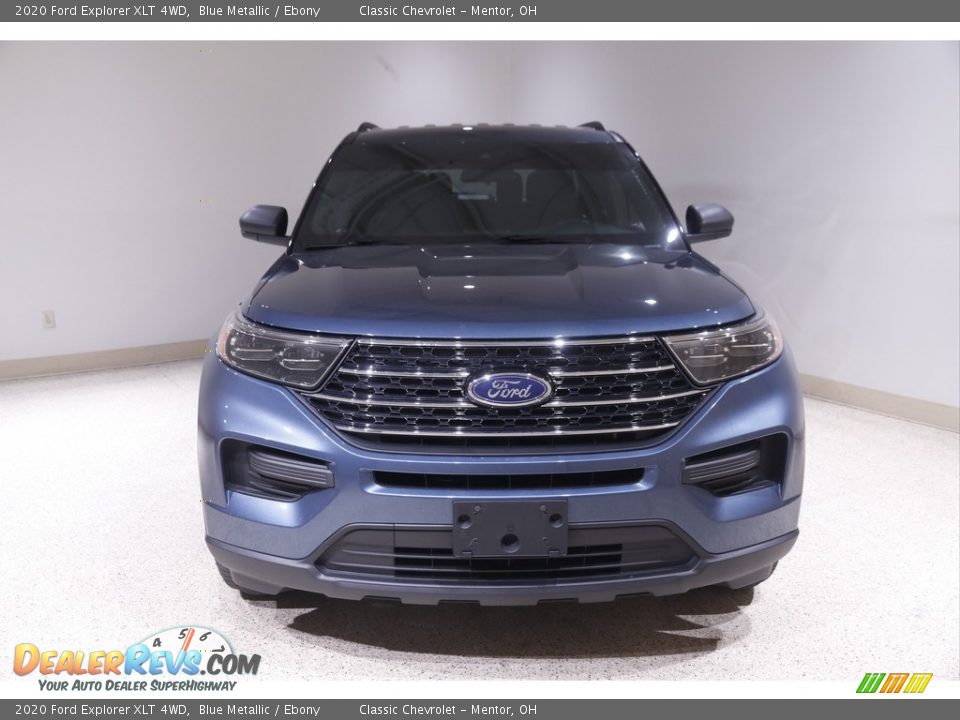 2020 Ford Explorer XLT 4WD Blue Metallic / Ebony Photo #2