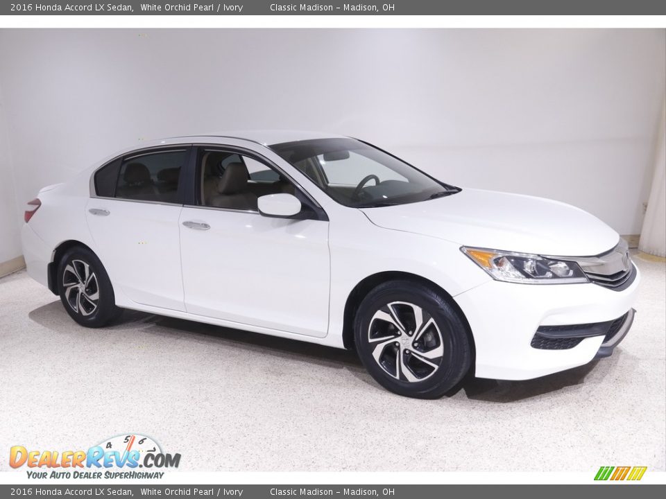 2016 Honda Accord LX Sedan White Orchid Pearl / Ivory Photo #1