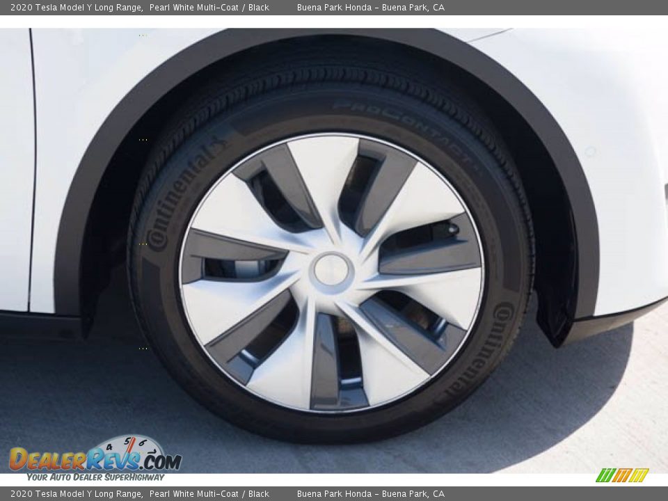 2020 Tesla Model Y Long Range Pearl White Multi-Coat / Black Photo #31