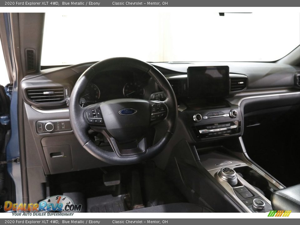 2020 Ford Explorer XLT 4WD Blue Metallic / Ebony Photo #6
