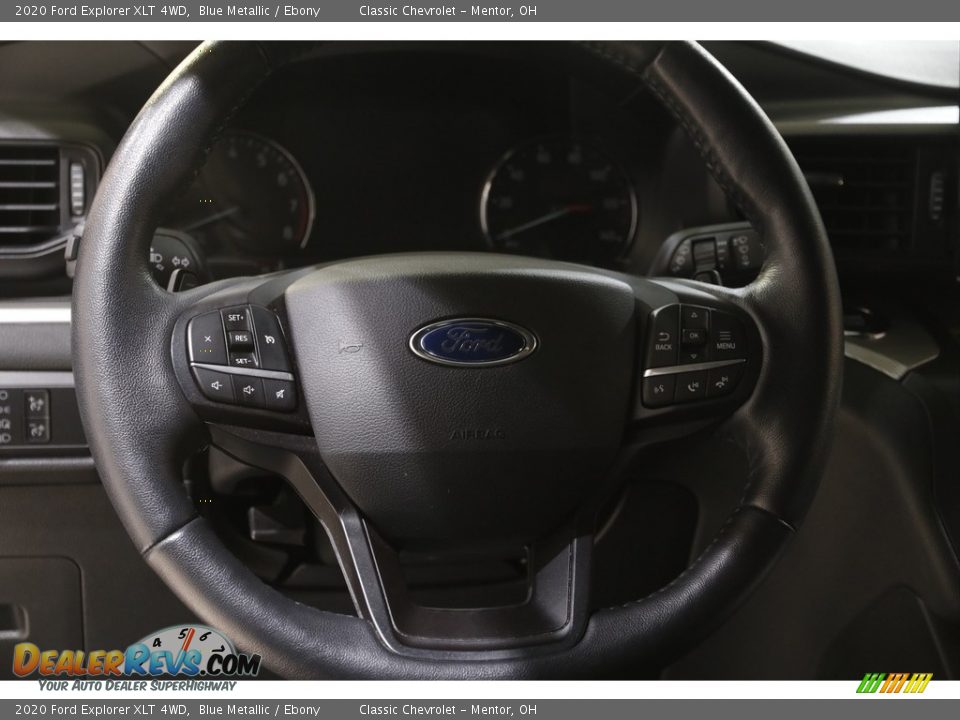 2020 Ford Explorer XLT 4WD Blue Metallic / Ebony Photo #7