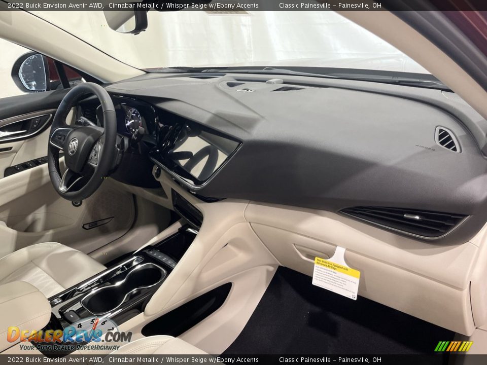 2022 Buick Envision Avenir AWD Cinnabar Metallic / Whisper Beige w/Ebony Accents Photo #30