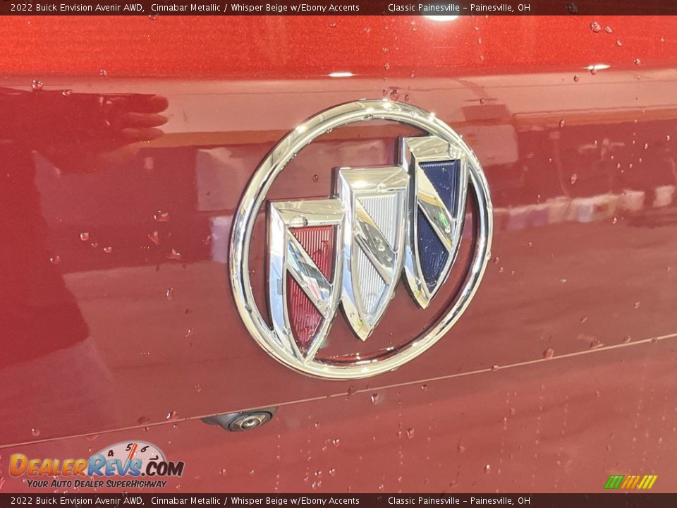 2022 Buick Envision Avenir AWD Cinnabar Metallic / Whisper Beige w/Ebony Accents Photo #32