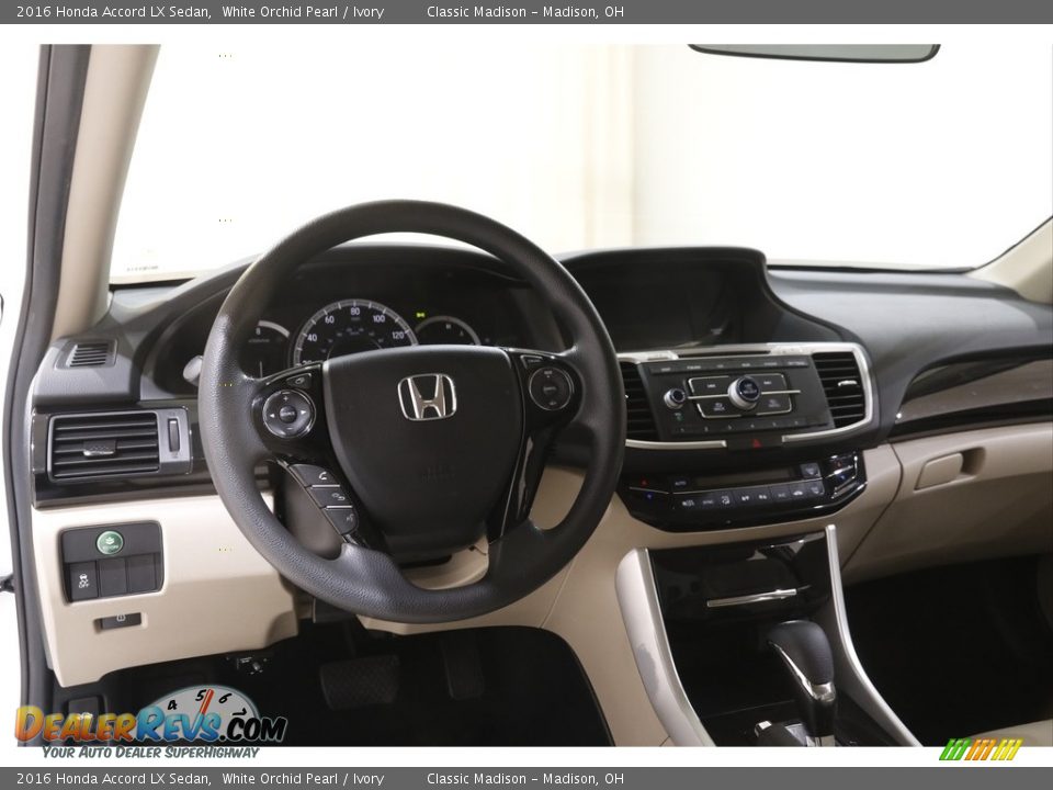 2016 Honda Accord LX Sedan White Orchid Pearl / Ivory Photo #6