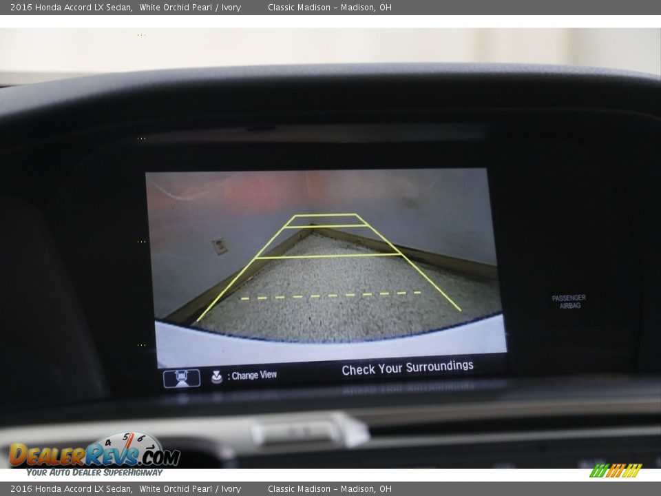 2016 Honda Accord LX Sedan White Orchid Pearl / Ivory Photo #12