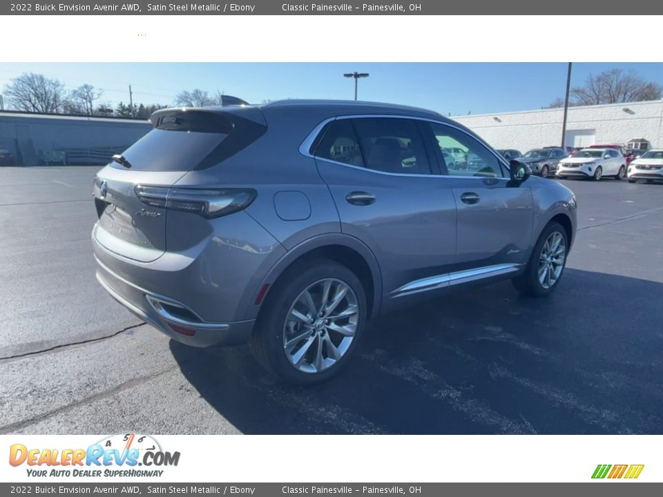 2022 Buick Envision Avenir AWD Satin Steel Metallic / Ebony Photo #8