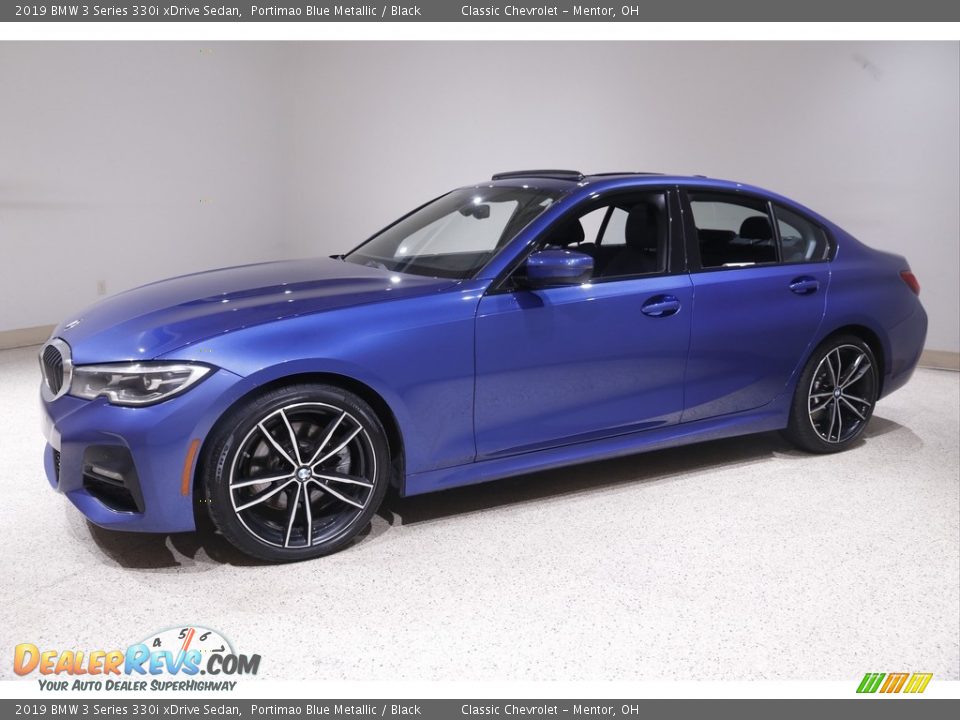 2019 BMW 3 Series 330i xDrive Sedan Portimao Blue Metallic / Black Photo #3