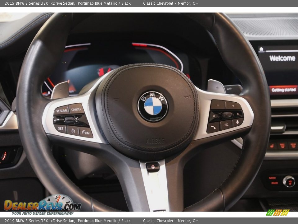 2019 BMW 3 Series 330i xDrive Sedan Portimao Blue Metallic / Black Photo #7