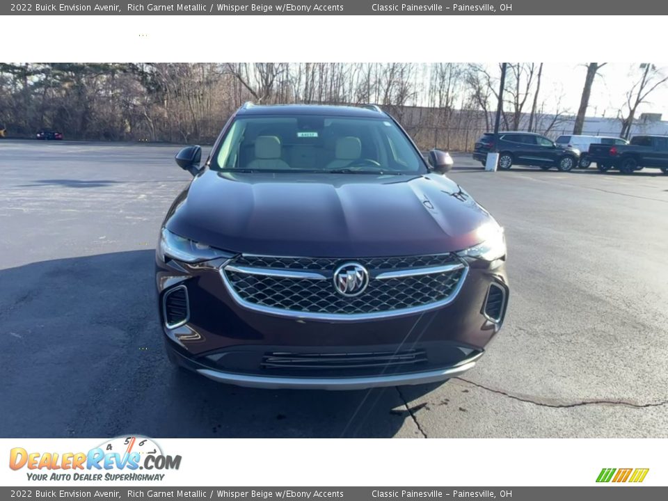 2022 Buick Envision Avenir Rich Garnet Metallic / Whisper Beige w/Ebony Accents Photo #3