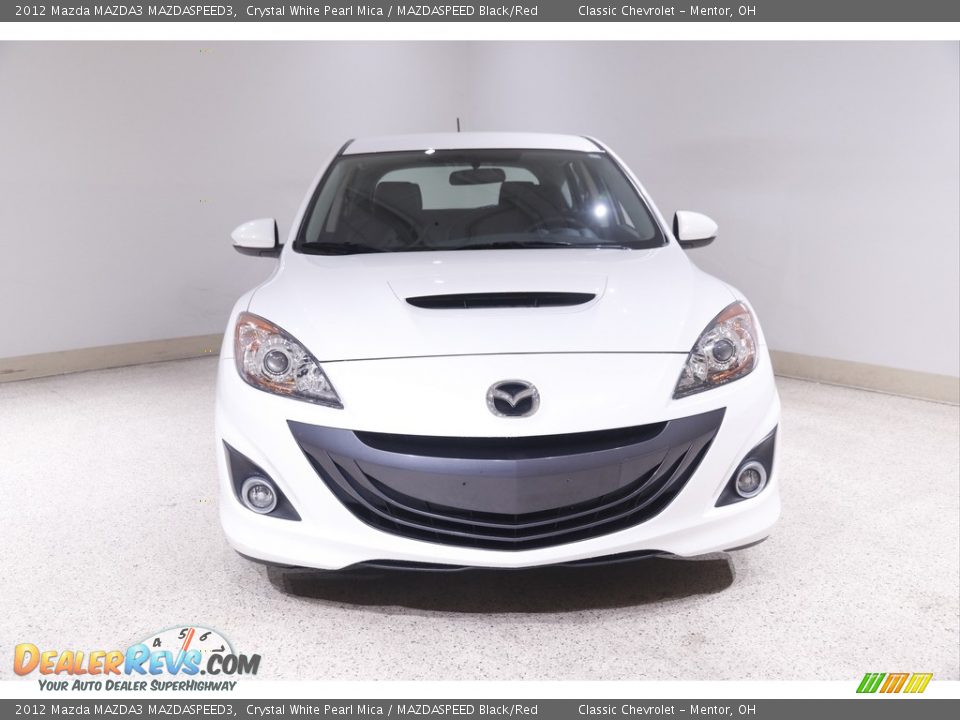 2012 Mazda MAZDA3 MAZDASPEED3 Crystal White Pearl Mica / MAZDASPEED Black/Red Photo #2