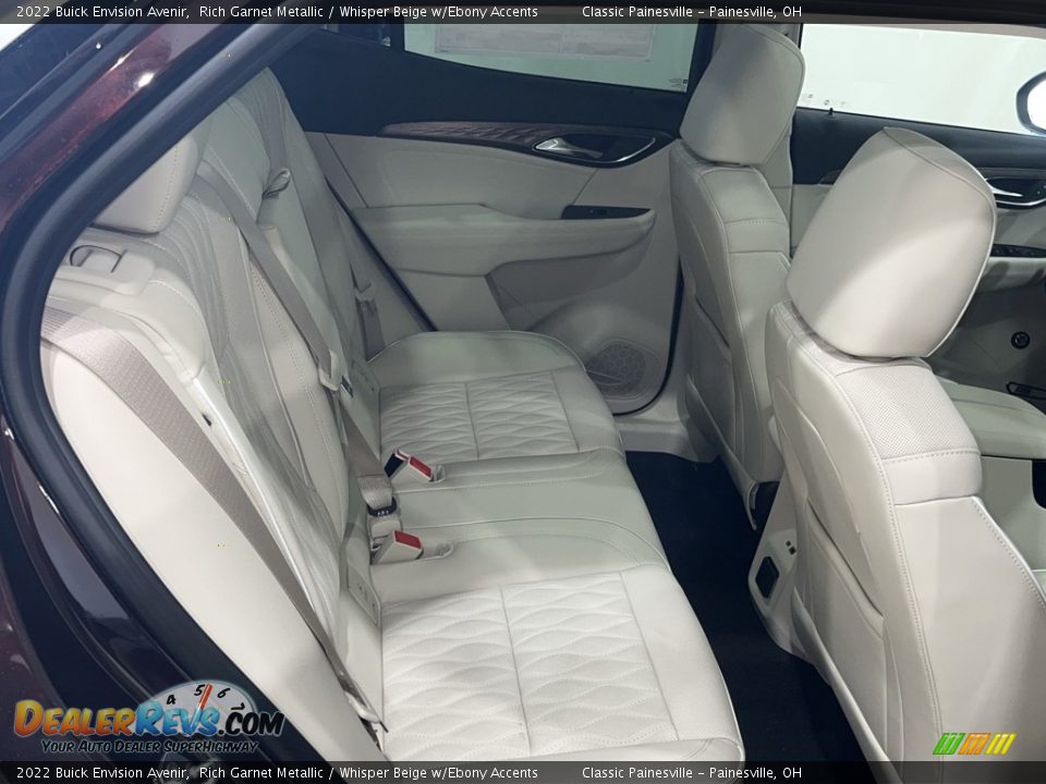 Rear Seat of 2022 Buick Envision Avenir Photo #28