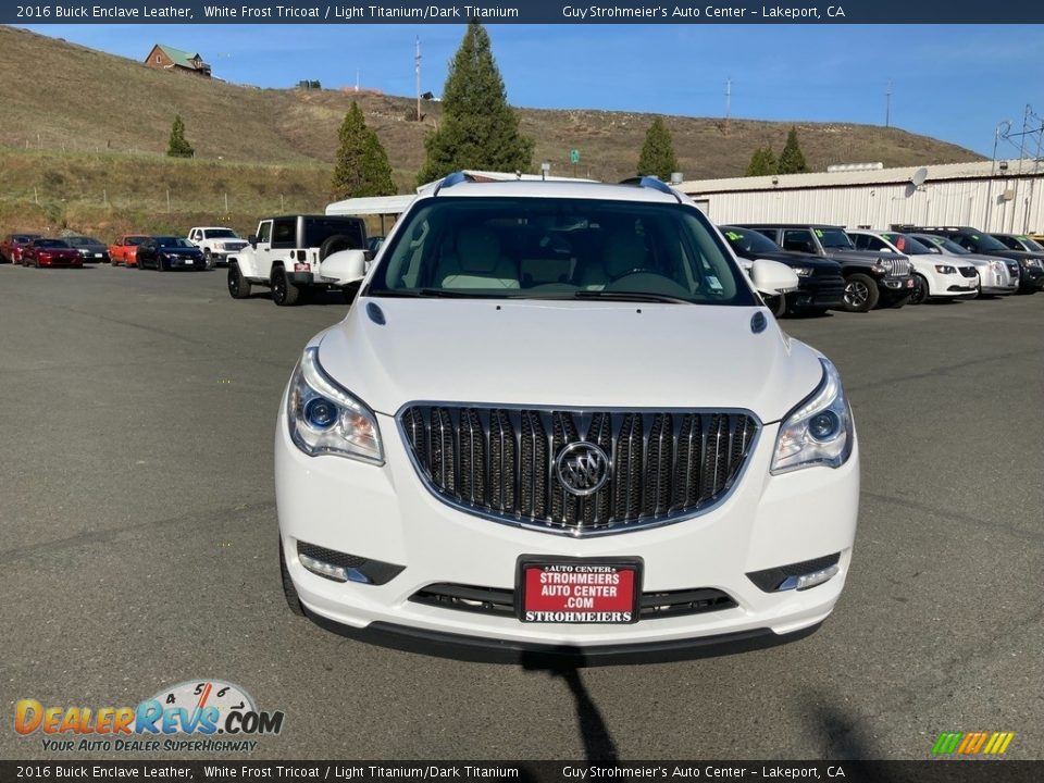 2016 Buick Enclave Leather White Frost Tricoat / Light Titanium/Dark Titanium Photo #2