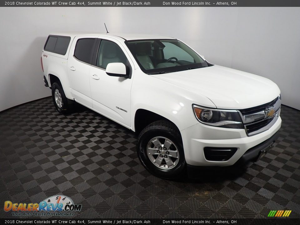 2018 Chevrolet Colorado WT Crew Cab 4x4 Summit White / Jet Black/Dark Ash Photo #3