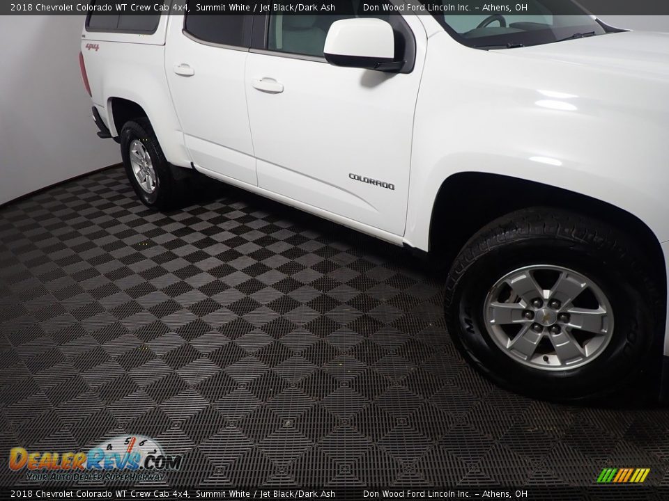 2018 Chevrolet Colorado WT Crew Cab 4x4 Summit White / Jet Black/Dark Ash Photo #4