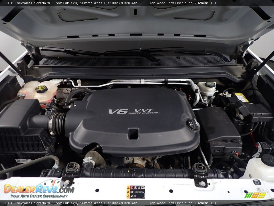 2018 Chevrolet Colorado WT Crew Cab 4x4 Summit White / Jet Black/Dark Ash Photo #7