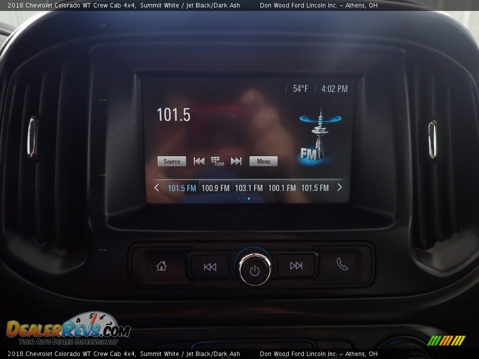 2018 Chevrolet Colorado WT Crew Cab 4x4 Summit White / Jet Black/Dark Ash Photo #26